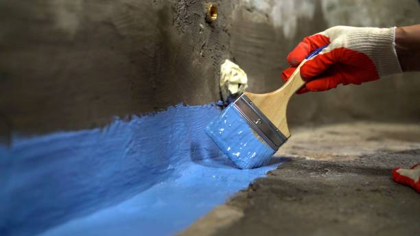 SJ Waterproofing Pros commercial waterproofing team near Trumbauersville, PA